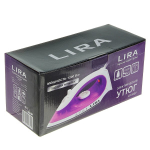 Утюг электрический LIRA LR 0607/с тефлоновым покрытием, мощ.1200Вт/уп.12шт.